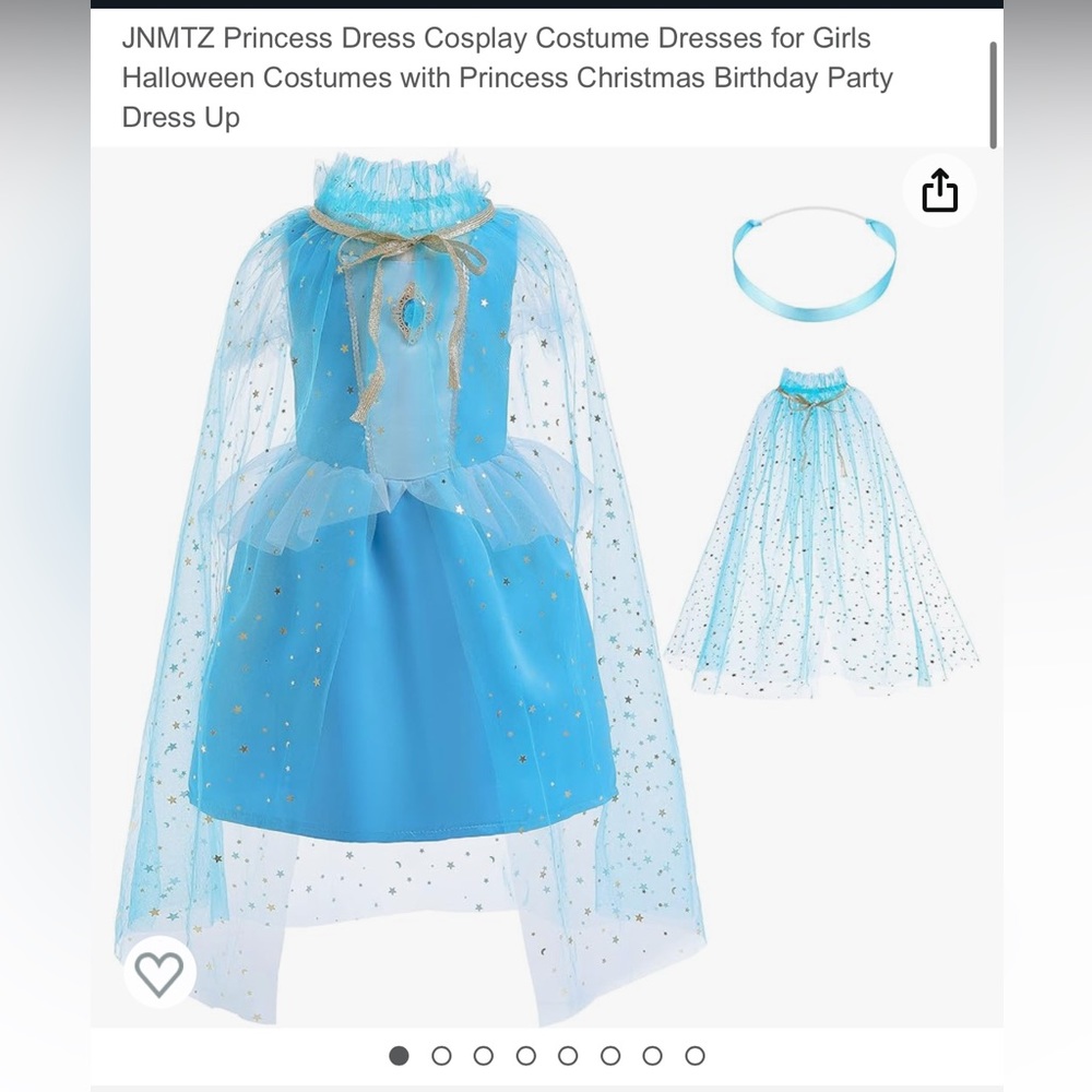 4-5Y Princess Costume Dress